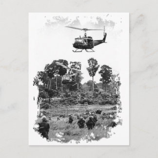 Vietnamese troepen briefkaart