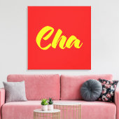 Vietnamese vader - Cha ~ Tiakng Vioottaal Canvas Afdruk (Insitu (Woonkamer))