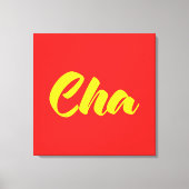 Vietnamese vader - Cha ~ Tiakng Vioottaal Canvas Afdruk (Voorkant)