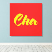 Vietnamese vader - Cha ~ Tiakng Vioottaal Canvas Afdruk (Insitu (Houten vloer))