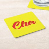 Vietnamese vader - Cha ~ Tiakng Vioottaal Kartonnen Onderzetters (Schuin)