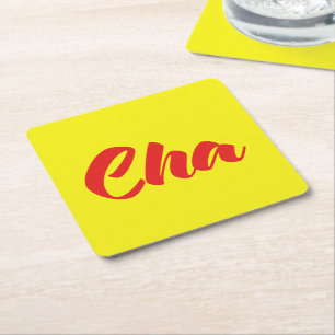 Vietnamese vader - Cha ~ Tiakng Vioottaal Kartonnen Onderzetters