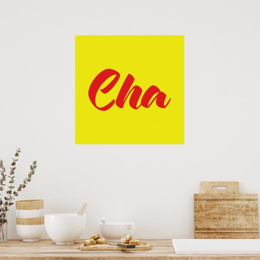 Vietnamese vader - Cha ~ Tiakng Vioottaal Poster (Keuken)