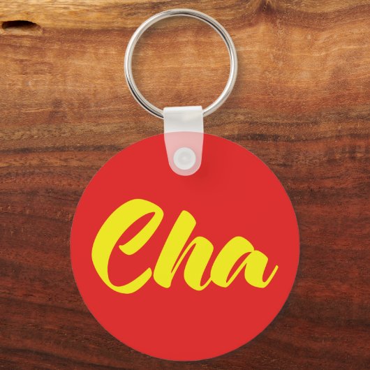 Vietnamese vader - Cha ~ Tiakng Vioottaal Sleutelhanger (Voorkant)