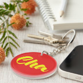 Vietnamese vader - Cha ~ Tiakng Vioottaal Sleutelhanger (Voorkant Rechts)