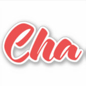 Vietnamese vader - Cha ~ Tiakng Vioottaal Sticker (Voorkant)