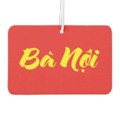 Vietnamese (vaderskant) oma - Bà Nội Luchtverfrisser (Achterkant)