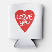 Vietnamese Valentijn & Love Yêu Asian Wordplay Blikjeskoeler (Voorkant)