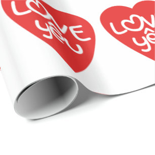 Vietnamese Valentijn & Love Yêu Asian Wordplay Cadeaupapier