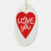 Vietnamese Valentijn & Love Yêu Asian Wordplay Keramisch Ornament (Rechts)