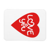Vietnamese Valentijn & Love Yêu Asian Wordplay Magneet (Horizontaal)
