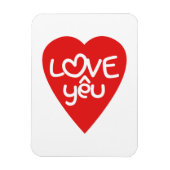Vietnamese Valentijn & Love Yêu Asian Wordplay Magneet (Verticaal)