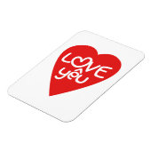 Vietnamese Valentijn & Love Yêu Asian Wordplay Magneet (Linkerzijde)