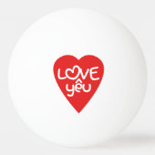 Vietnamese Valentijn & Love Yêu Asian Wordplay Pingpongbal (Achterkant)