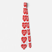 Vietnamese Valentijn & Love Yêu Asian Wordplay Stropdas (Voorkant)