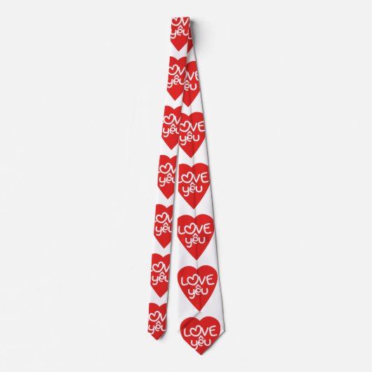 Vietnamese Valentijn & Love Yêu Asian Wordplay Stropdas (Achterkant)