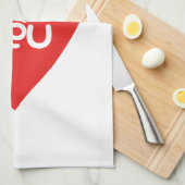 Vietnamese Valentijn & Love Yêu Asian Wordplay Theedoek (Quarter Fold)