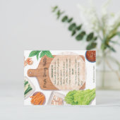 Vietnamese Verse lenterollen - Recept Briefkaart (Staand voorkant)