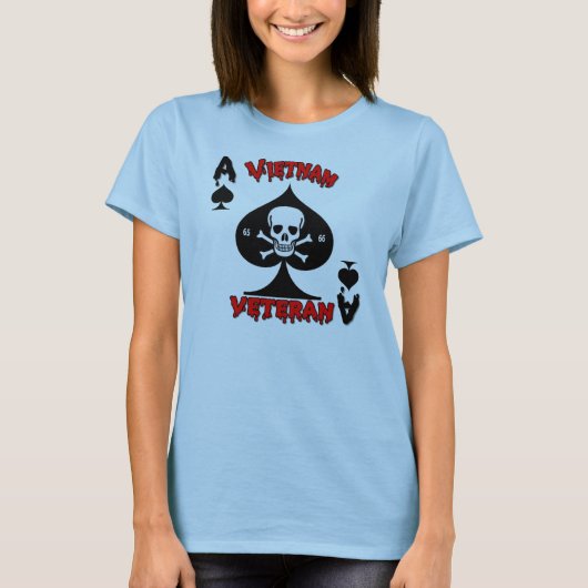 Vietnamese veteranen cadeaus 1965 - 1966 t-shirt (Voorkant)
