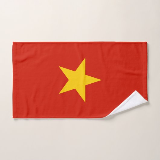 Vietnamese vlag bad handdoek (Handdoek)