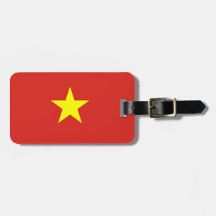 Vietnamese vlag bagagelabel
