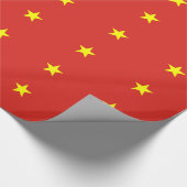 Vietnamese vlag cadeaupapier (Hoek)