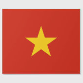 Vietnamese vlag cadeaupapier (Vlak)