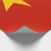 Vietnamese vlag cadeaupapier (Hoek)