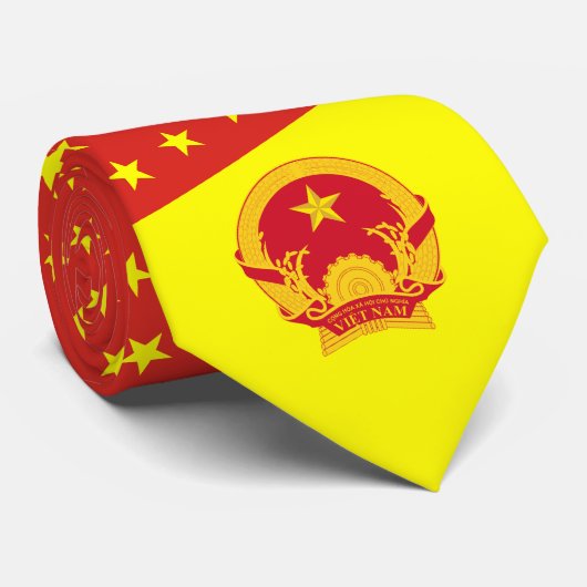 Vietnamese vlag & embleem, Vlag van Vietnam Stropdas (Opgerold)