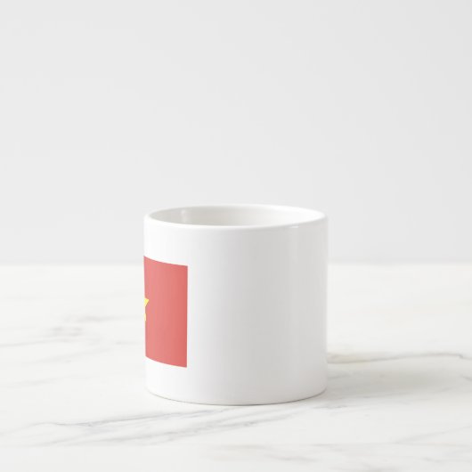 Vietnamese vlag espresso kop (Voorkant)