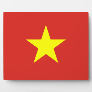 Vietnamese vlag fotoplaat