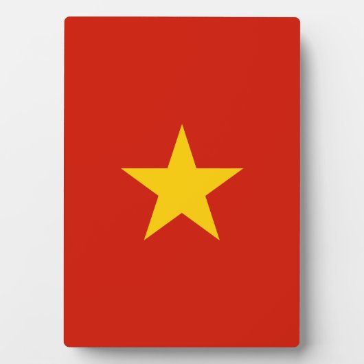 Vietnamese vlag fotoplaat (voorkant)