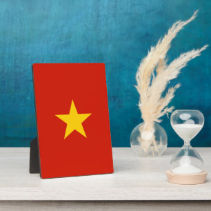 Vietnamese vlag fotoplaat