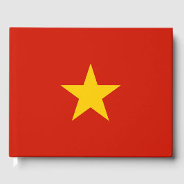 Vietnamese vlag gastenboek