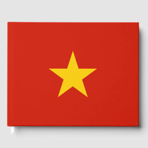 Vietnamese vlag gastenboek