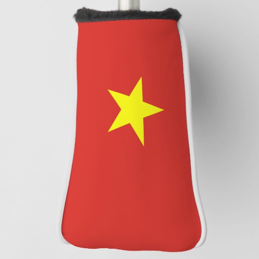 Vietnamese vlag golfheadcover (Draai 90)