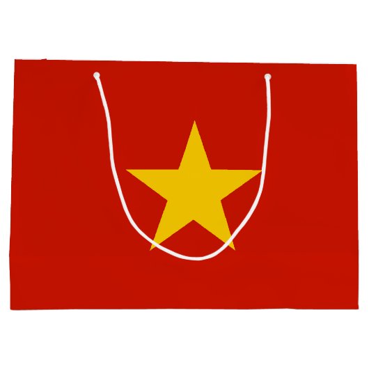 Vietnamese vlag groot cadeauzakje (Achterkant)