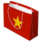 Vietnamese vlag groot cadeauzakje (Achterkant Gekanteld)