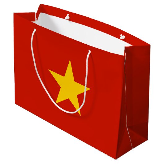 Vietnamese vlag groot cadeauzakje (Achterkant Gekanteld)