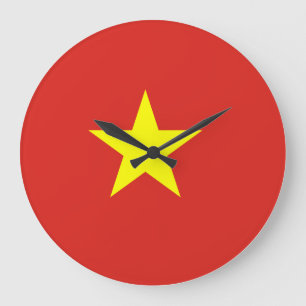 Vietnamese vlag grote klok