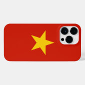 Vietnamese vlag iPhone hoesje (Achterkant horizontaal)