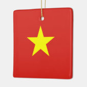 Vietnamese vlag keramisch ornament (Links)