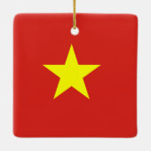 Vietnamese vlag keramisch ornament (Achterkant)