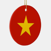 Vietnamese vlag keramisch ornament (Rechts)