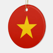 Vietnamese vlag keramisch ornament (Links)