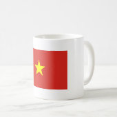 Vietnamese vlag koffiemok (Voorkant rechts)