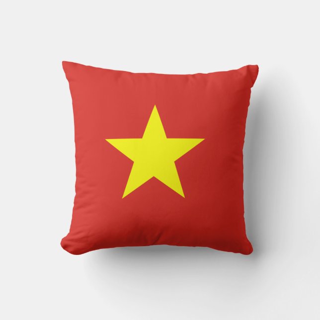 Vietnamese vlag kussen (Voorkant)