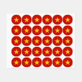 Vietnamese vlag labels (Vel)