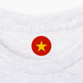 Vietnamese vlag labels (Aangebracht)