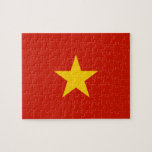 Vietnamese vlag legpuzzel<br><div class="desc">Een ideaal geschenk voor al diegenen die patriottisch zijn van hun land!</div>
